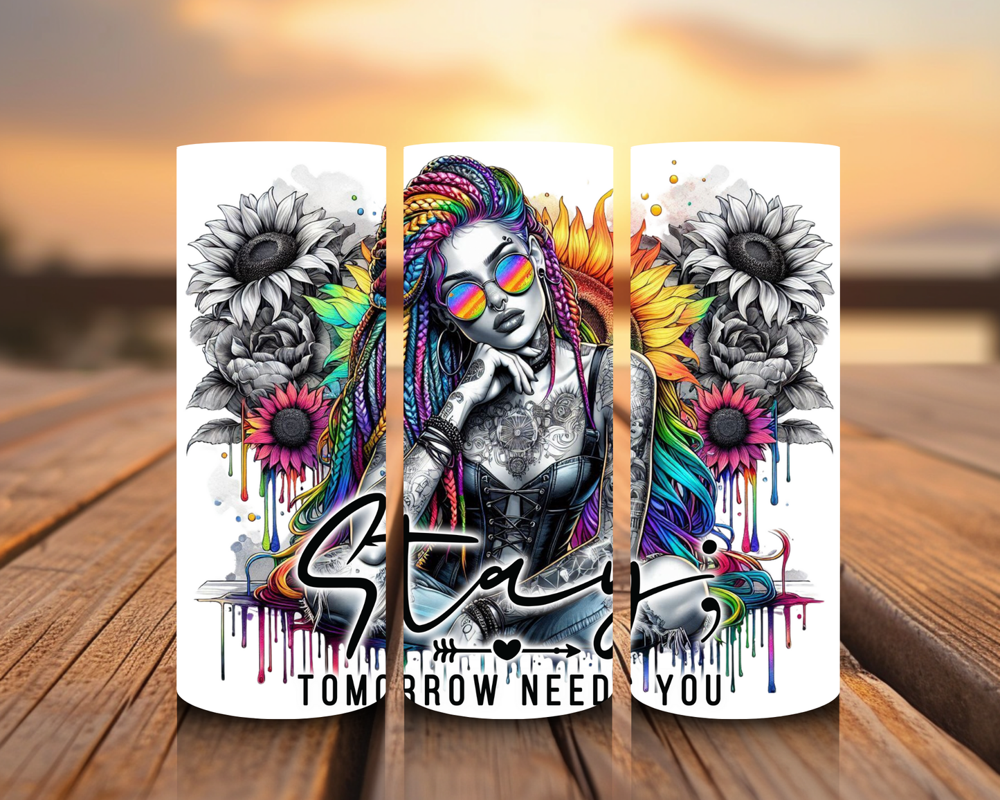 Inspired by Tattoo Girl Sublimation Prints