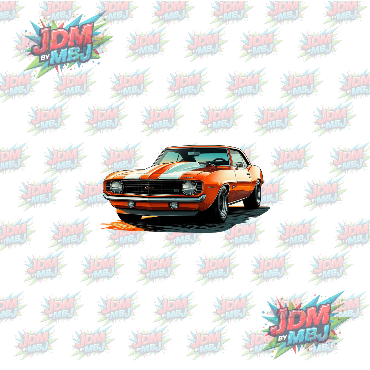 Iron On - Classic Vintage Cars DTF 20cm