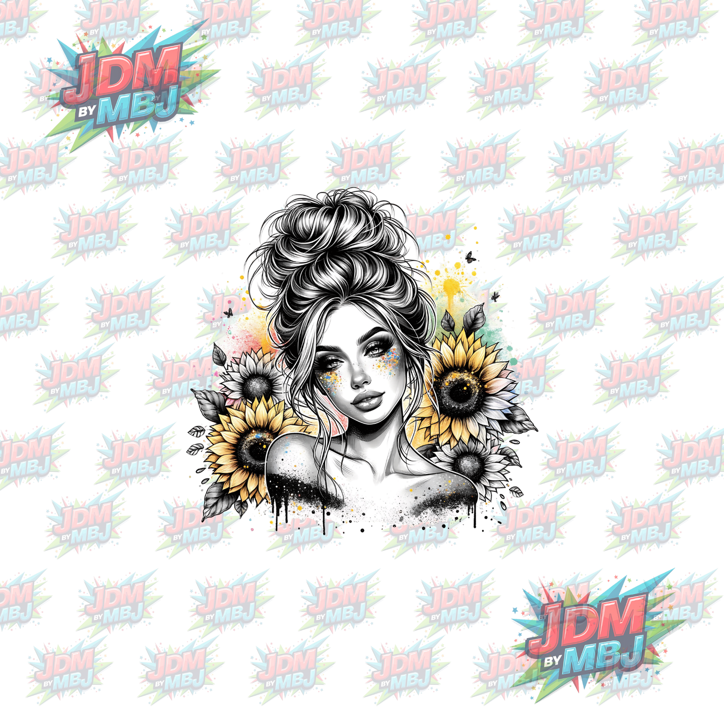 Iron On - Tattoo Girl DTF