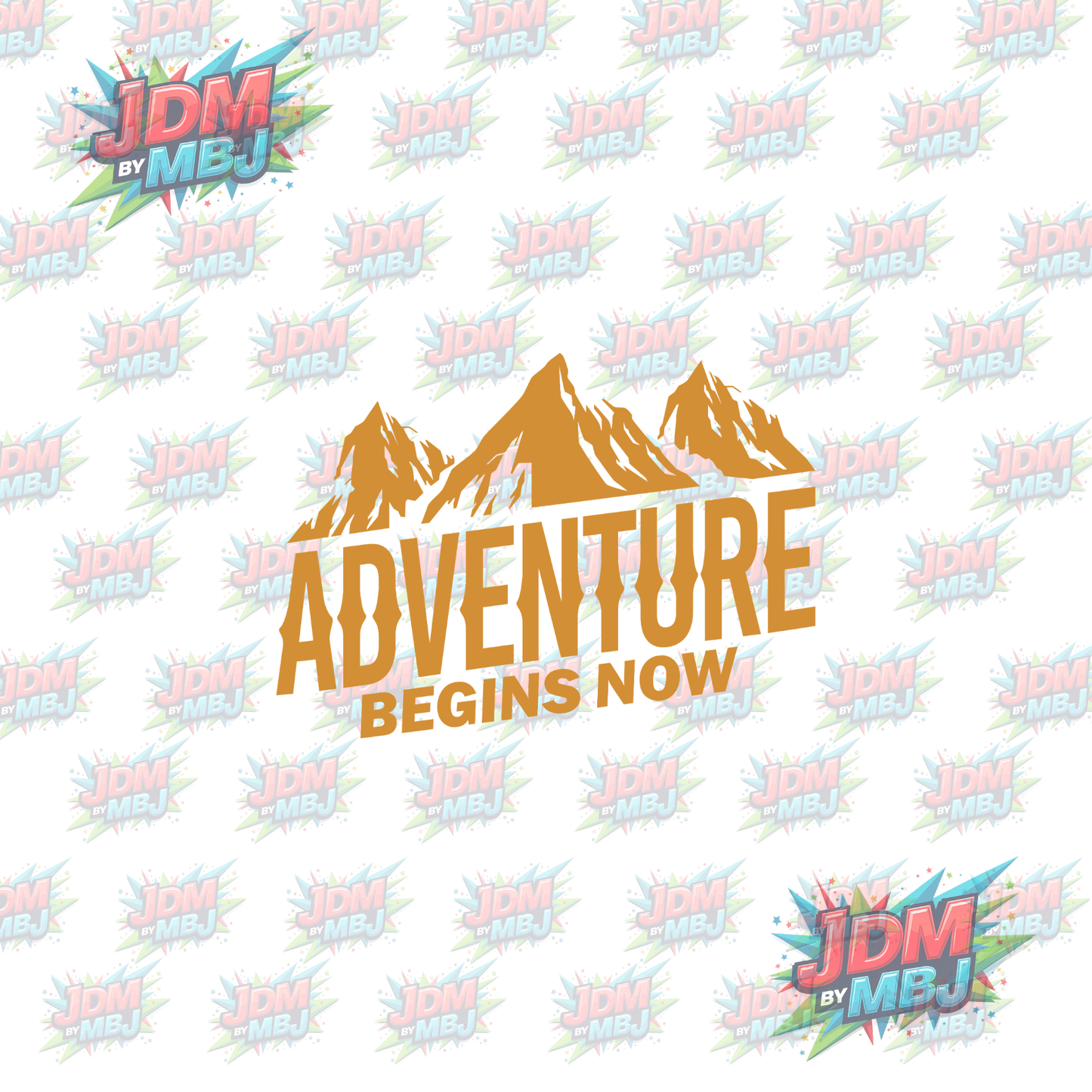 Iron On - Adventure Begins Now DTF