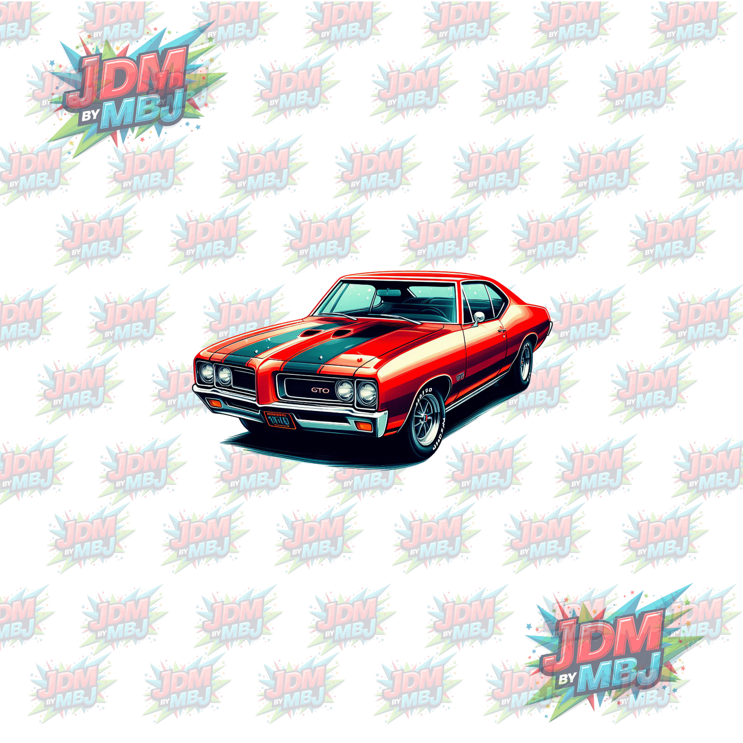 Iron On - Classic Vintage Cars DTF 20cm