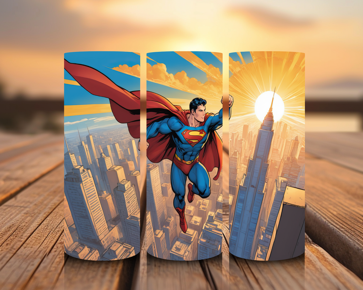 Inspirado en las impresiones de sublimación de Superman