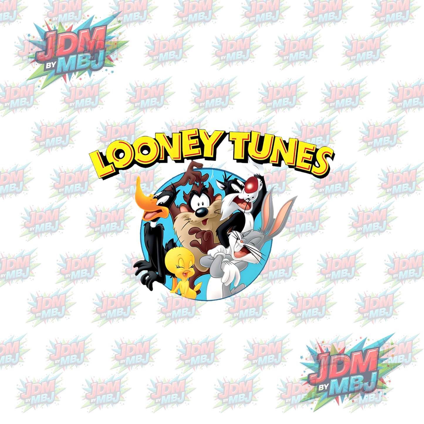 Pegatina termoadhesiva de Looney Tunes (25 cm)