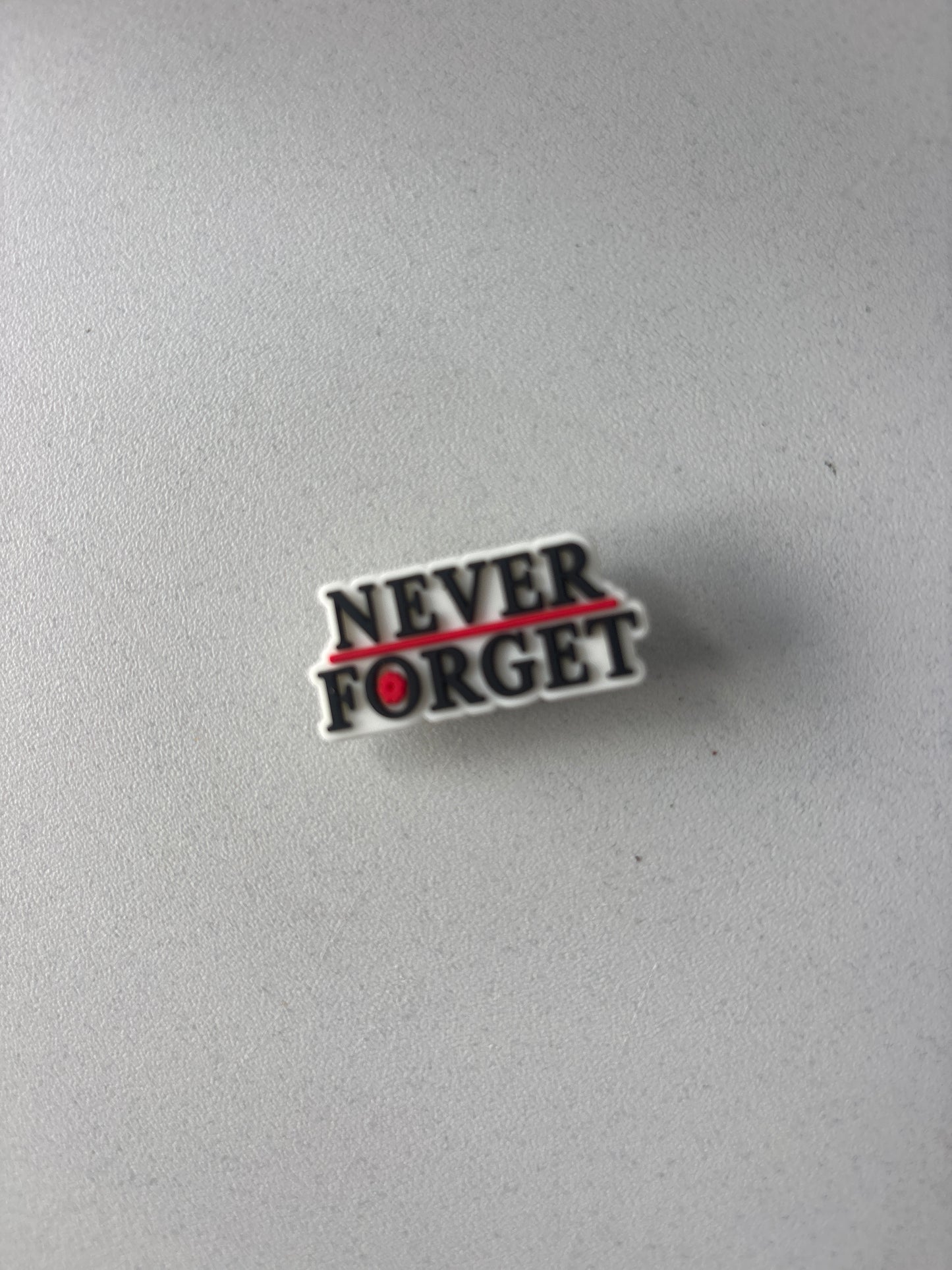 Inspired by Never Forget Shoe Charm's