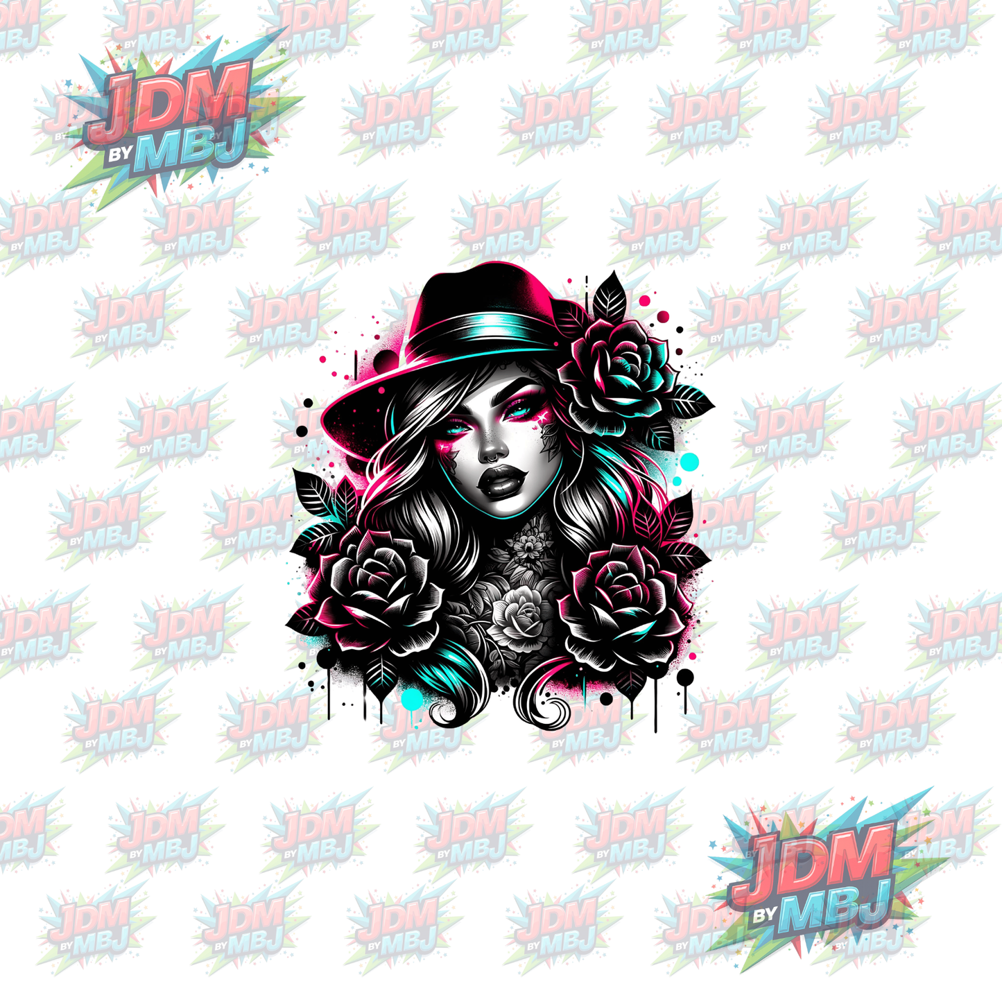 Iron On - Tattoo Girl DTF