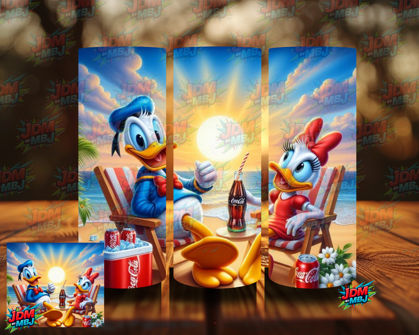Inspired by Donald & Daisy Duck Sublimation Prints