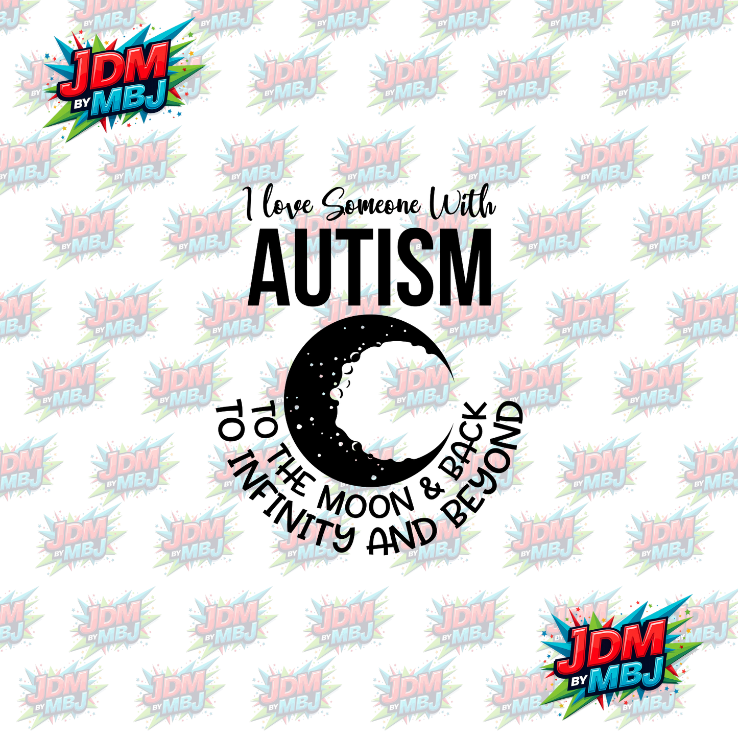 Iron On - Autism Awareness DTF 20cm