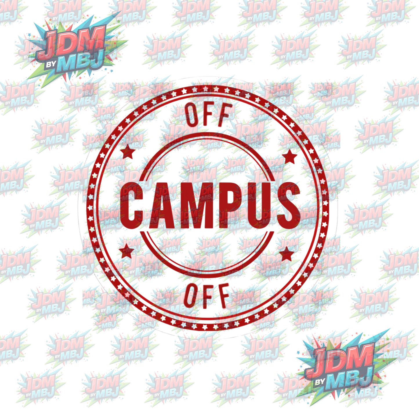 Iron On - Off Campus DTF 20cm
