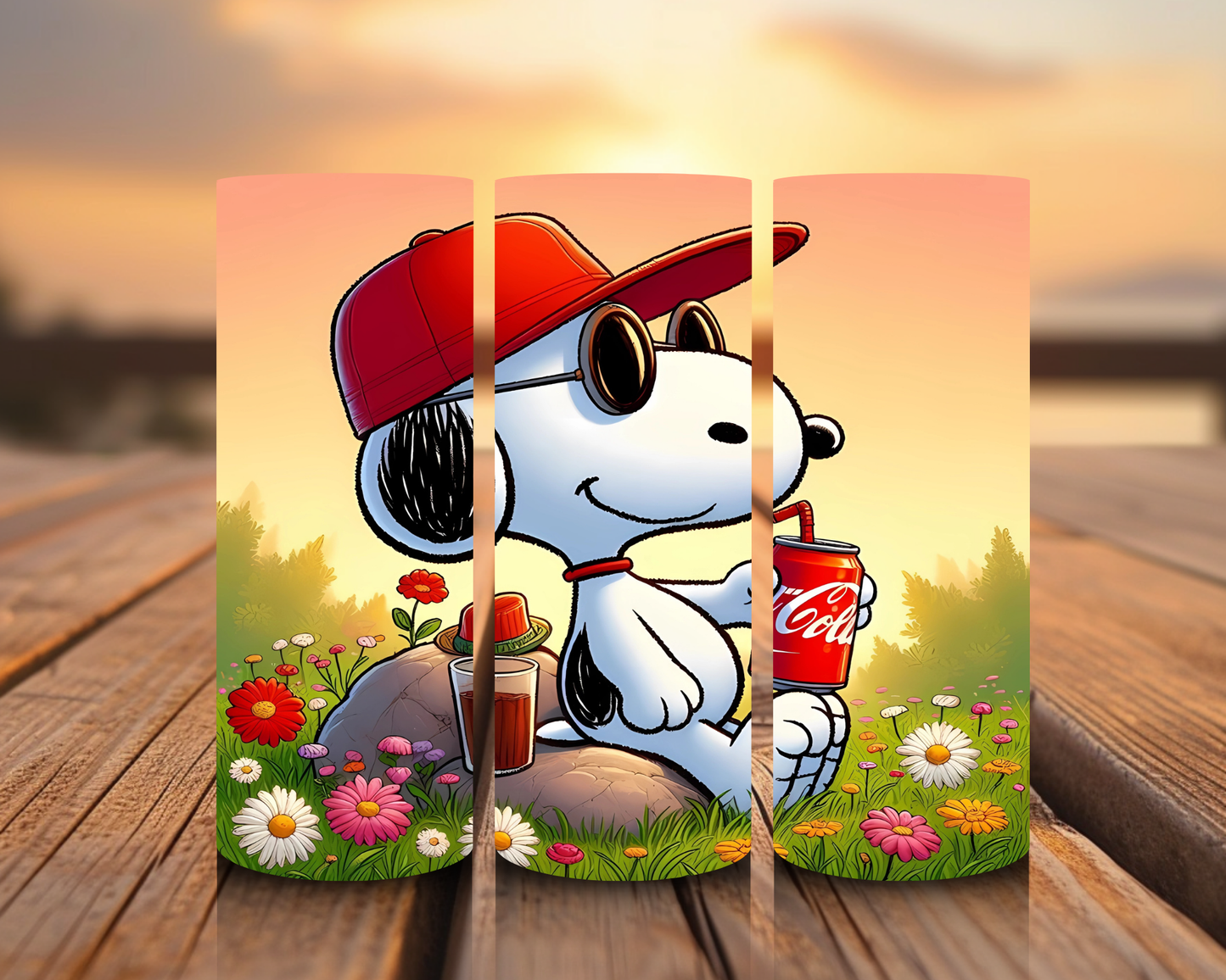 Inspirado en las impresiones de sublimación de Snoopy
