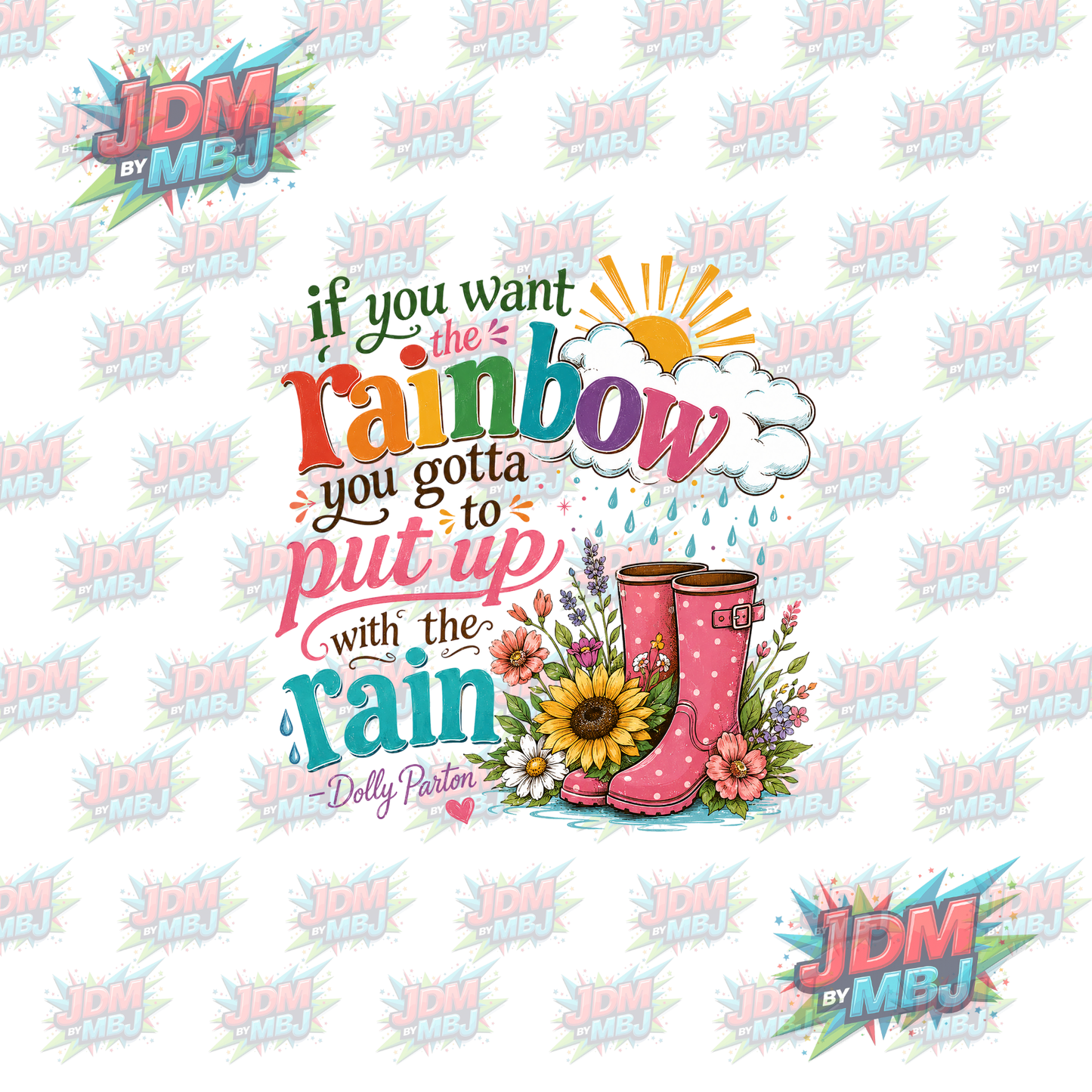 Iron On - Dolly Parton DTF