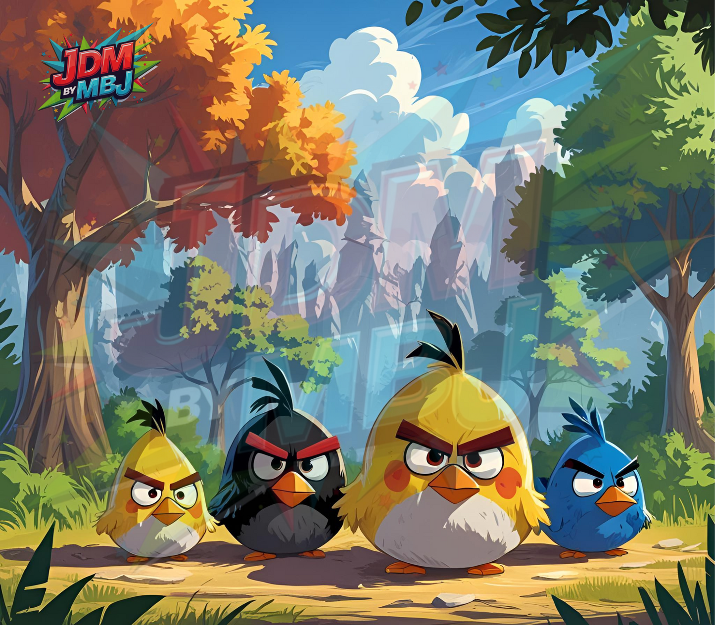 Inspirado en las impresiones de sublimación de Angry Bird