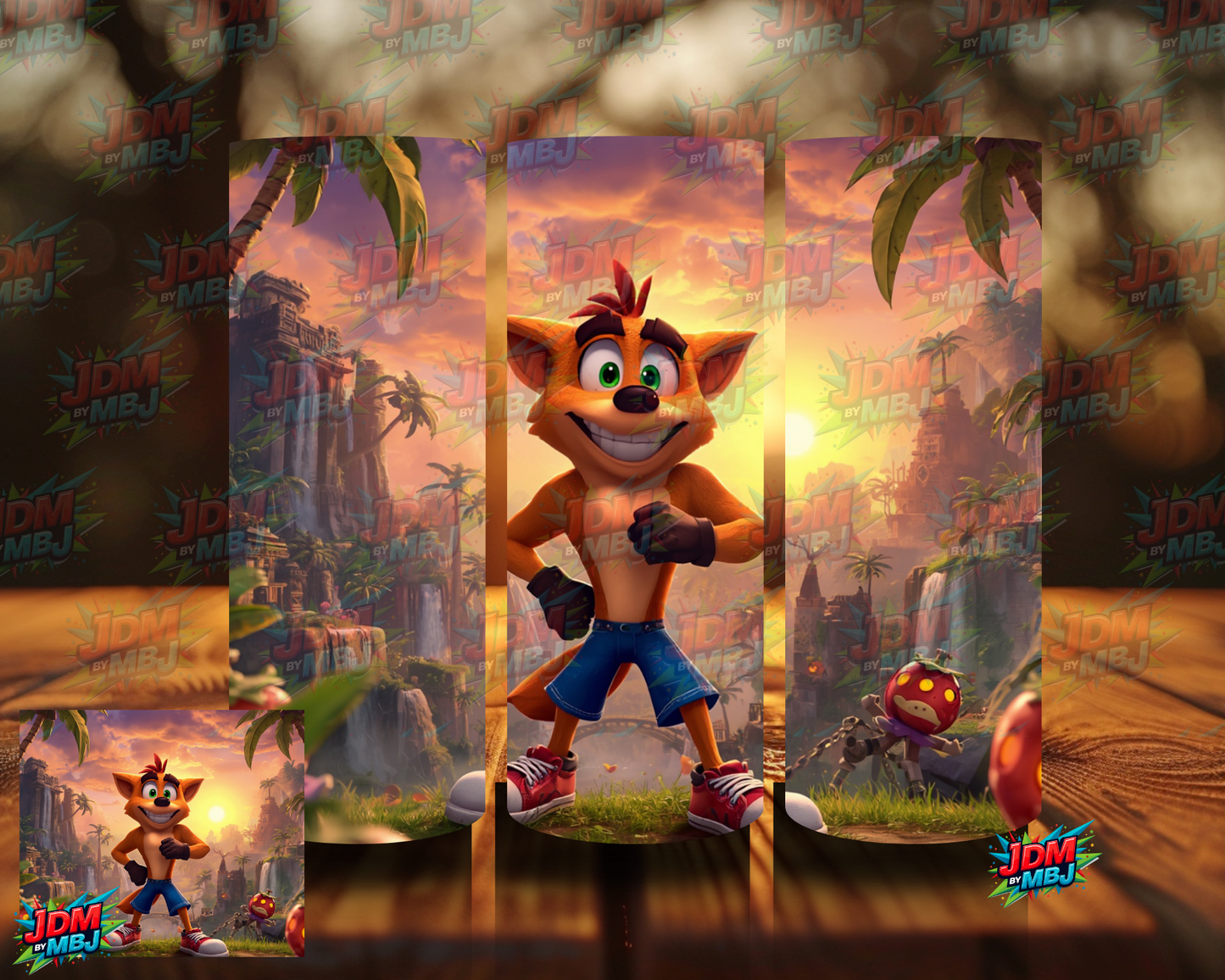 Inspired by Crash Bandicoot Sublimation Prints