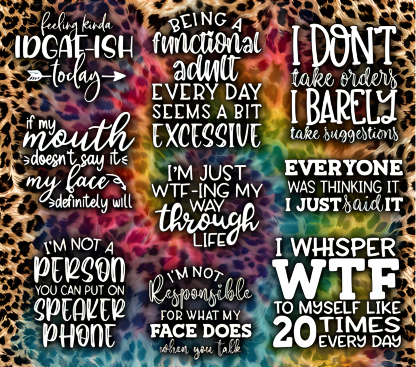 Sublimation Prints 18+ (Sarcasm) V: 6