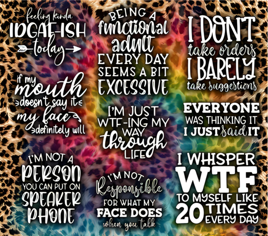 Impresiones de sublimación 18+ (Sarcasmo) V: 6