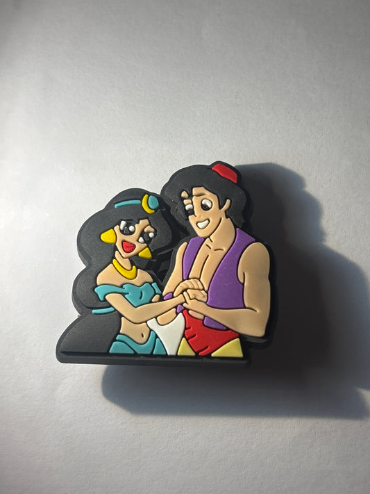 Inspired by Aladdin & Jasmine Shoe Charm's