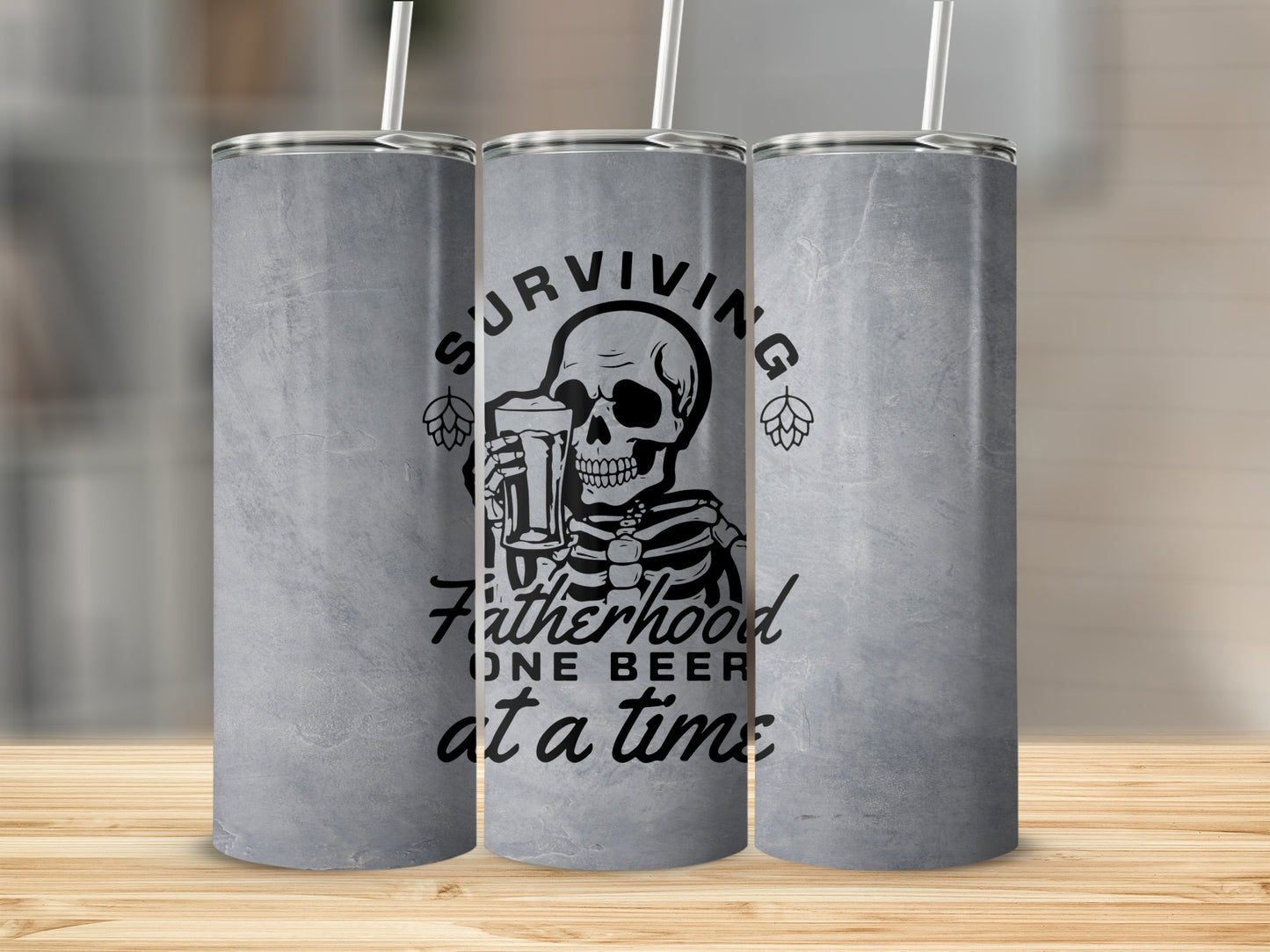 Surviving Fatherhood One Beer at a Time Sublimation Prints