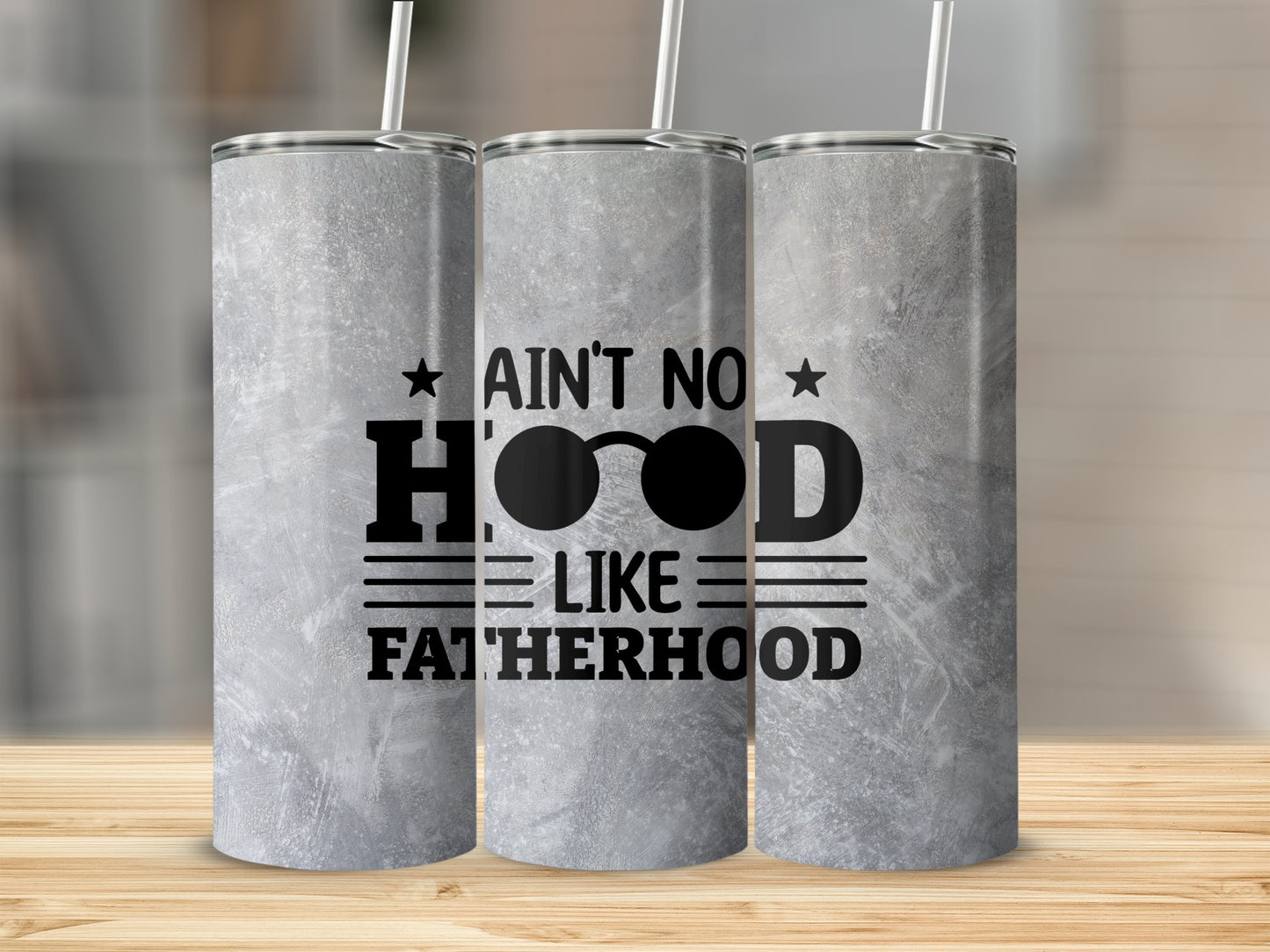 Ani't No HOOD Like Fatherhood Sublimation Prints