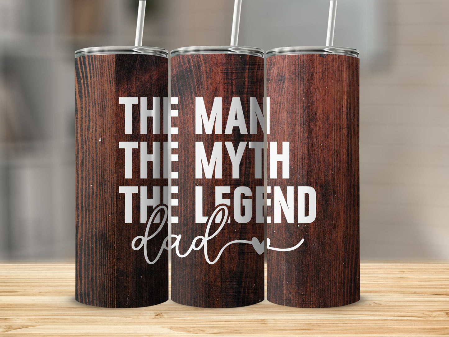 The Man, The Myth, The Legend Dad - Sublimation Prints