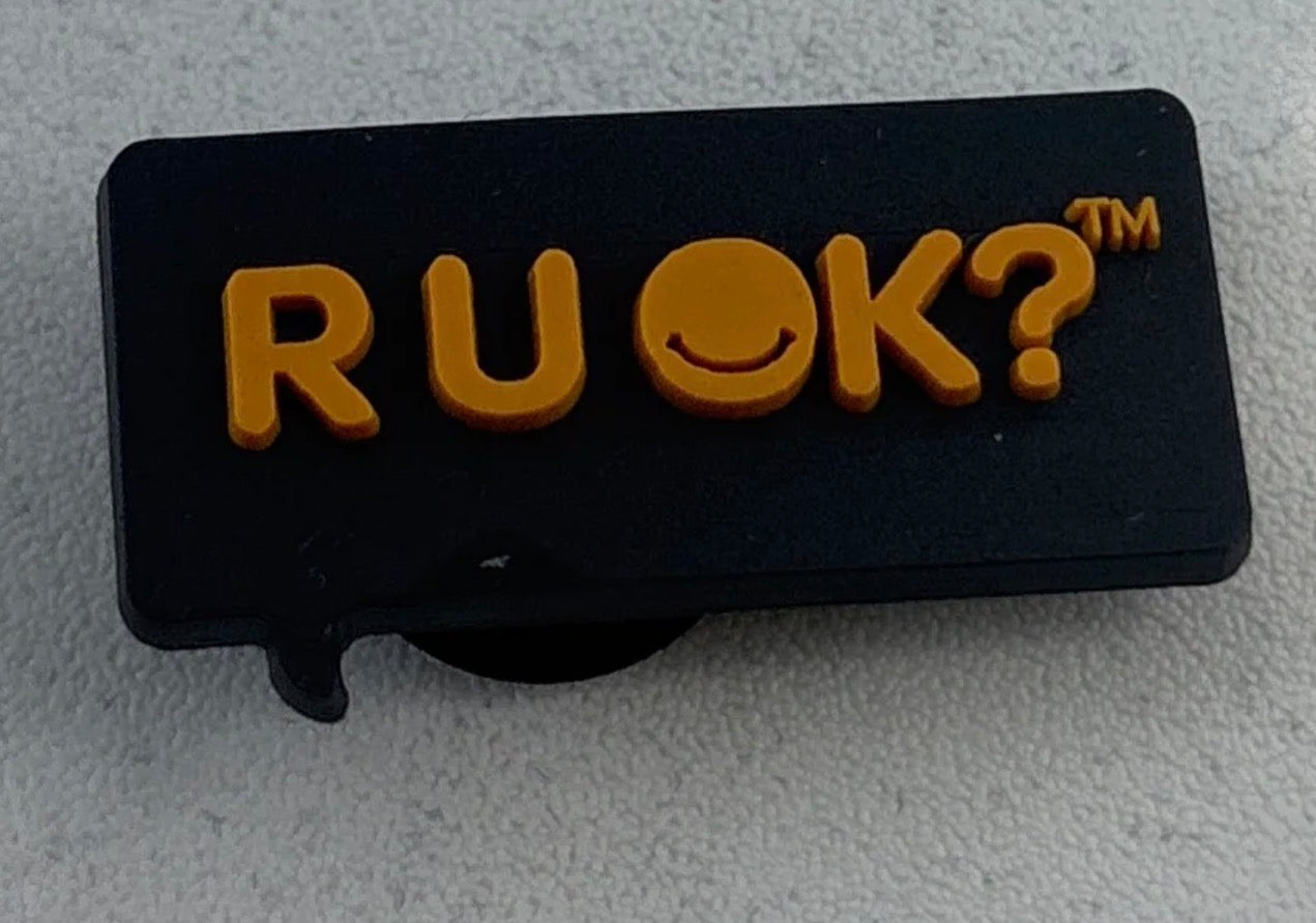 Inspired by R U OK? Shoe Charm's