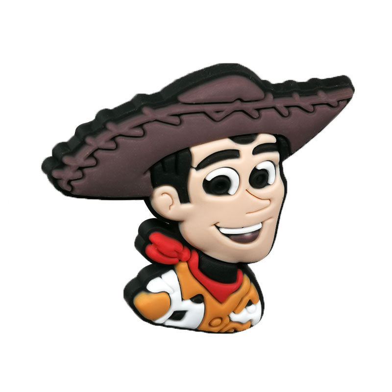 Inspirado en los adornos para zapatos de Toy Story
