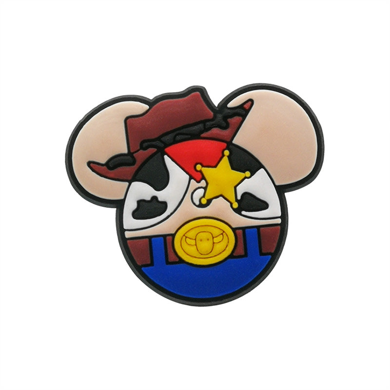 Inspirado en los adornos para zapatos de Toy Story