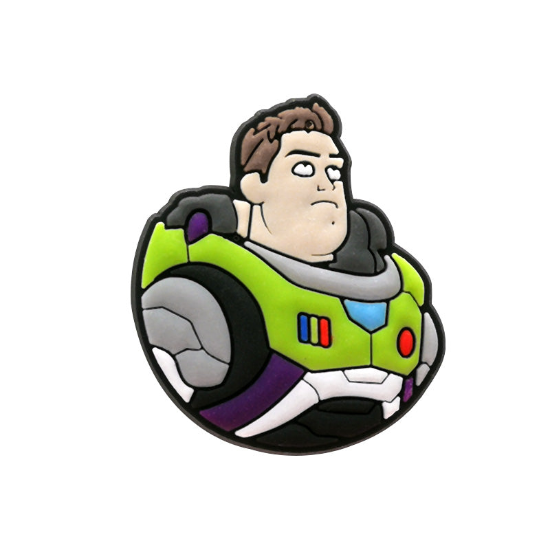 Inspirado en los adornos para zapatos de Toy Story