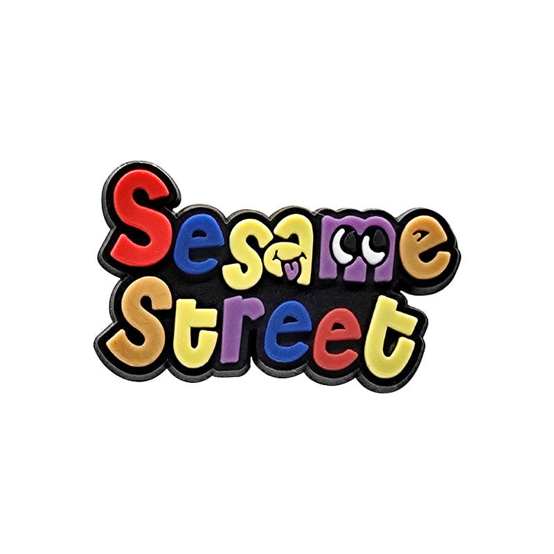 Inspirado en los adornos para zapatos de Barrio Sésamo