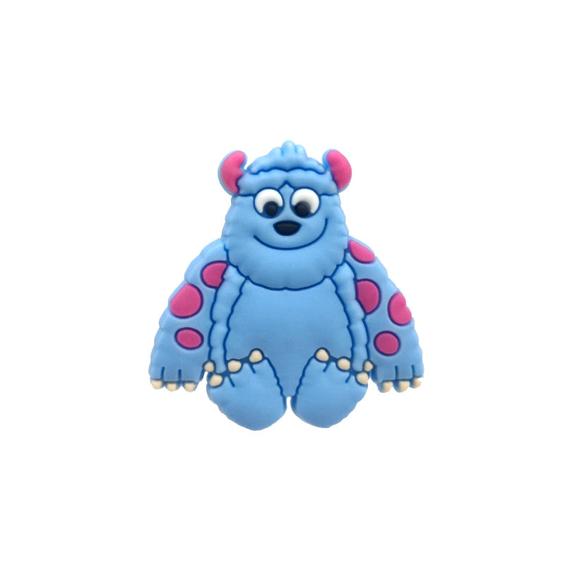 Inspirado en los adornos para zapatos de Monster Inc.