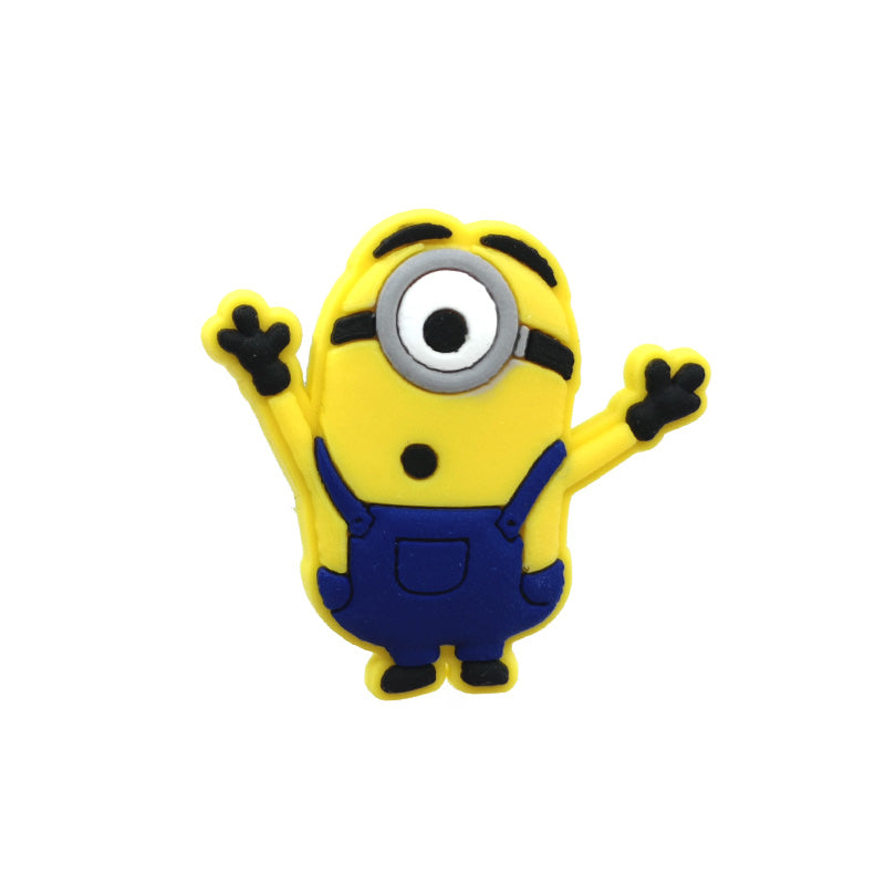Inspirado en los adornos para zapatos de Minions (Gru, mi villano favorito)