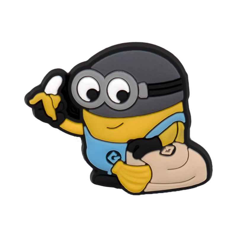 Inspirado en los adornos para zapatos de Minions (Gru, mi villano favorito)