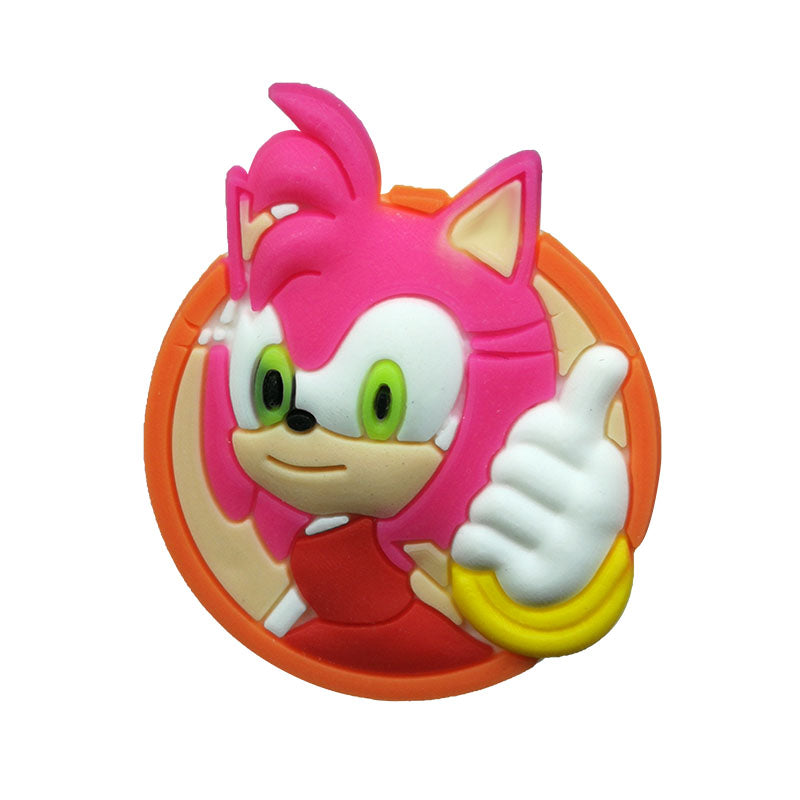 Inspirado en el dije para zapatos de Sonic the Hedgehog