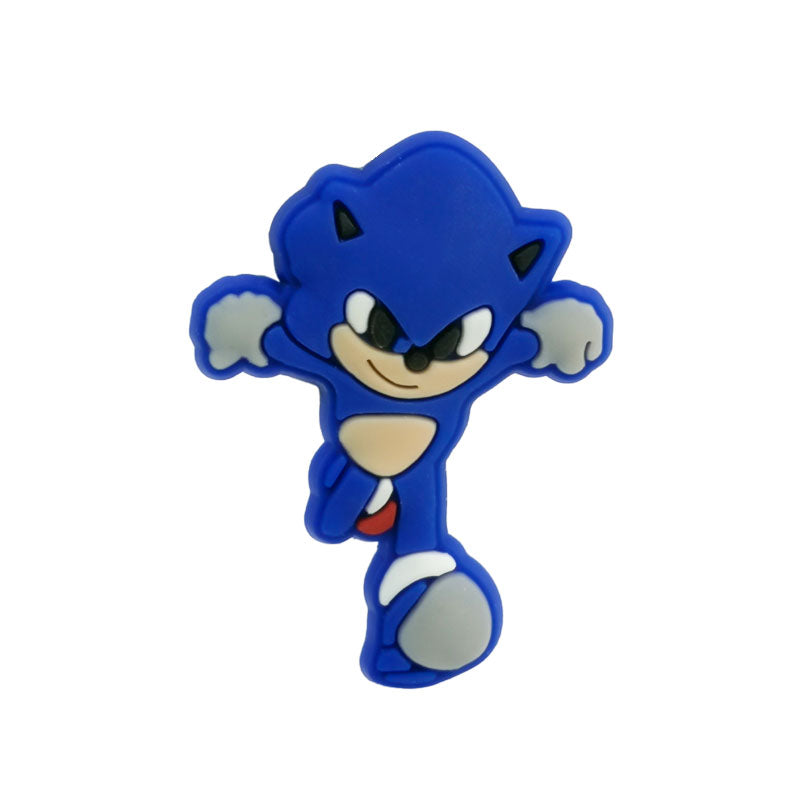 Inspirado en el dije para zapatos de Sonic the Hedgehog