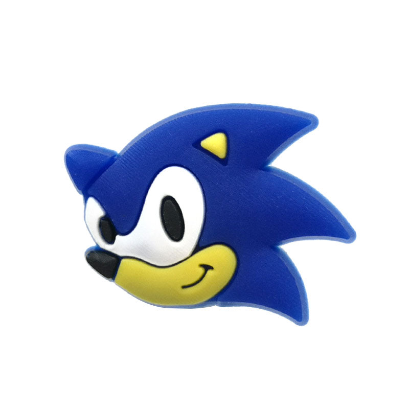 Inspirado en el dije para zapatos de Sonic the Hedgehog