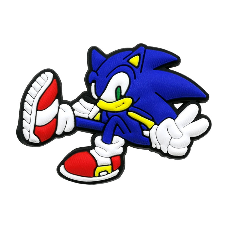 Inspirado en el dije para zapatos de Sonic the Hedgehog