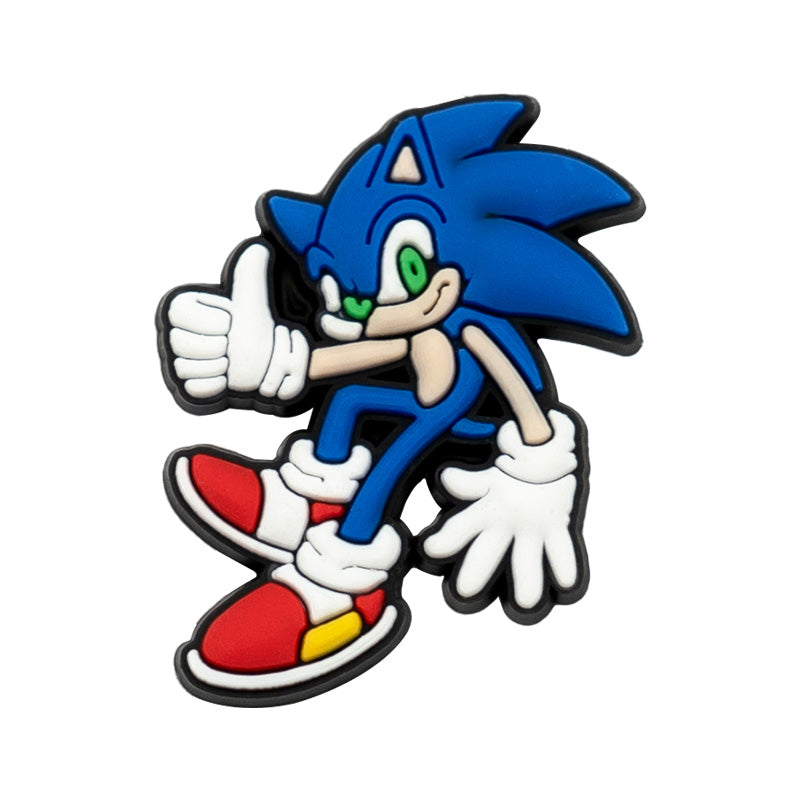 Inspirado en el dije para zapatos de Sonic the Hedgehog