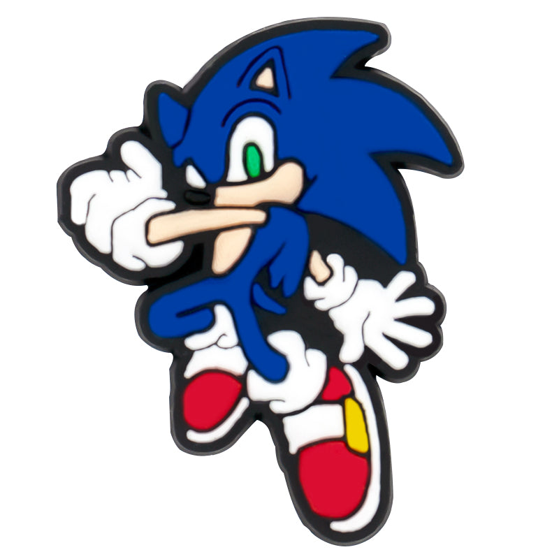 Inspirado en el dije para zapatos de Sonic the Hedgehog