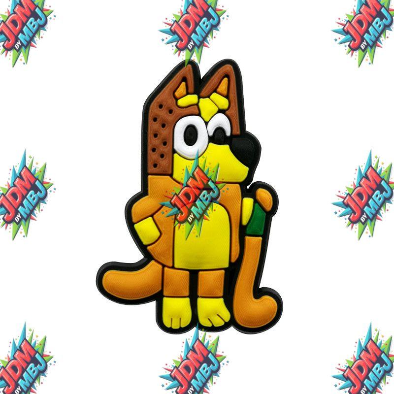 Inspirado en los adornos para zapatos de Bluey