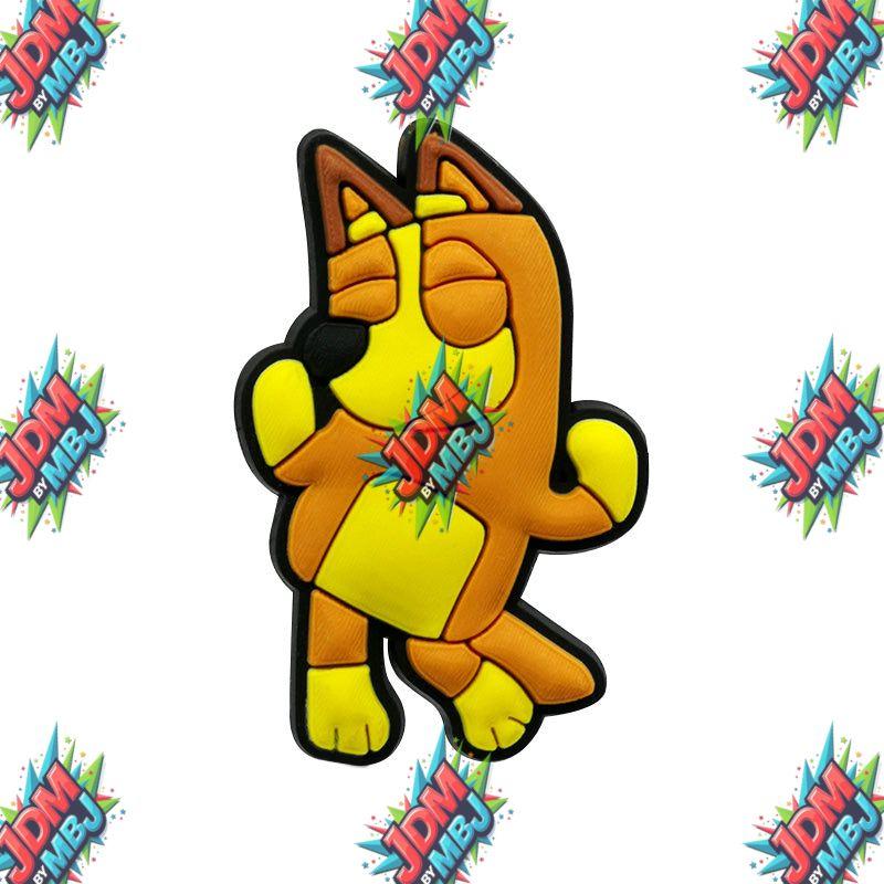 Inspirado en los adornos para zapatos de Bluey