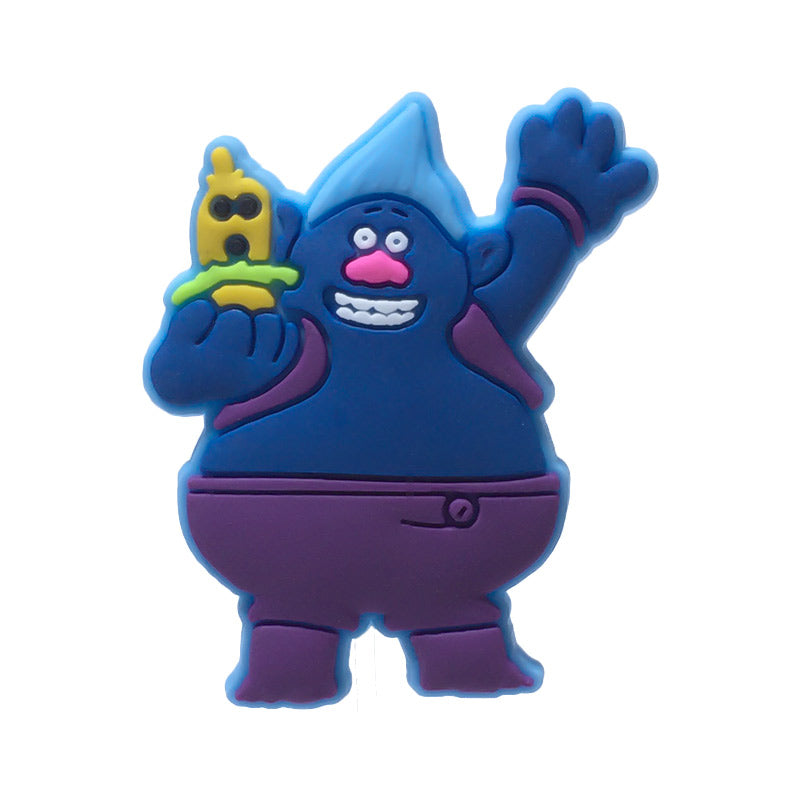 Inspirado en los adornos para zapatos de Trolls