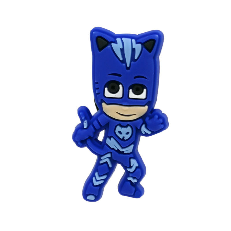 Inspirado en los adornos para zapatos de PJ Mask
