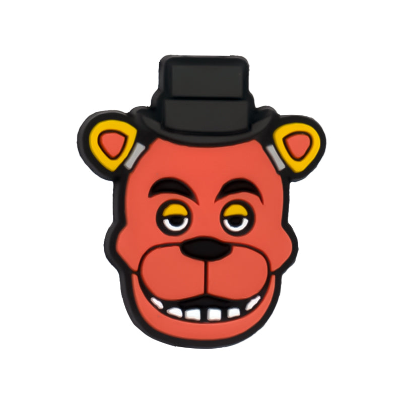 Inspirado en los adornos para zapatos de Five Nights of Freddy