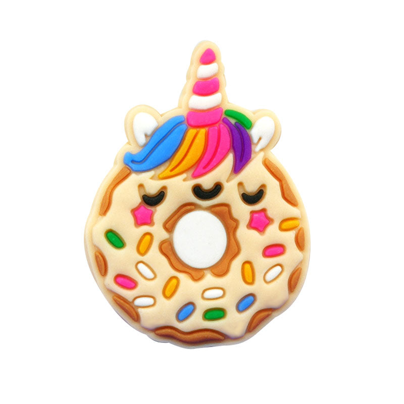 Inspirado en los adornos para zapatos Donuts