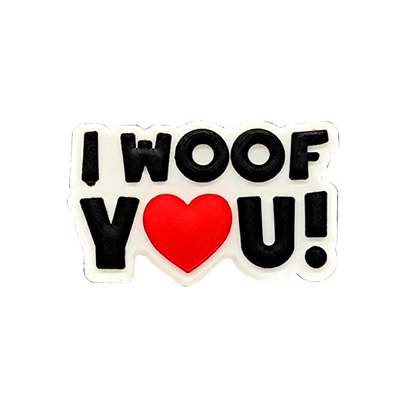 Inspired by I Woof You Shoe Charm's