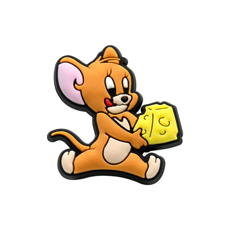 Inspirado en los adornos para zapatos de Tom y Jerry