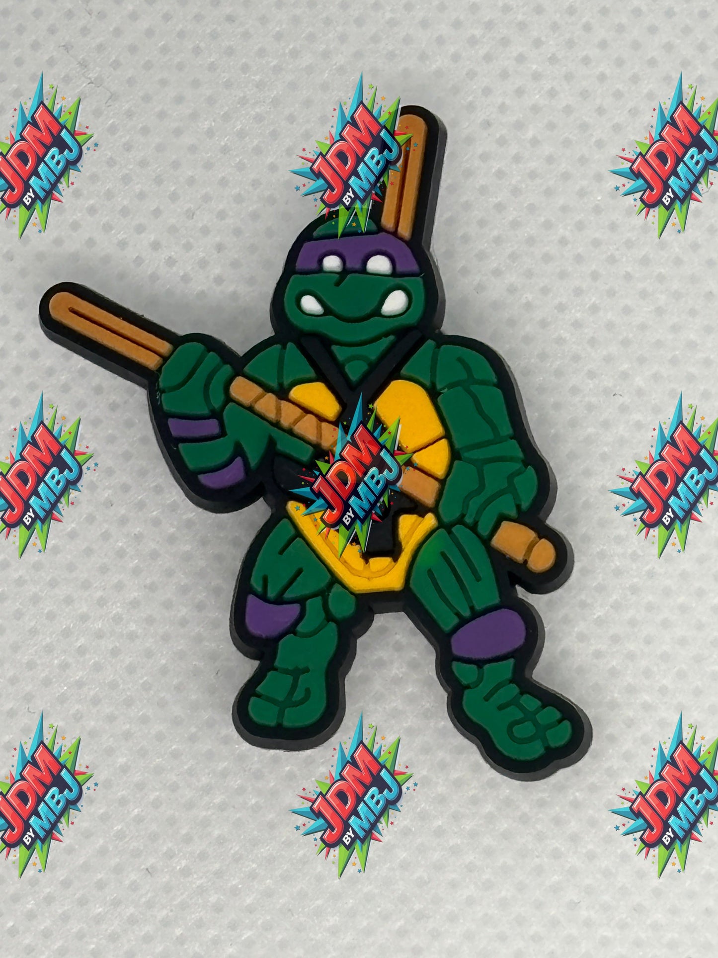 Inspirado en los adornos para zapatos de las Tortugas Ninja Adolescentes Mutantes