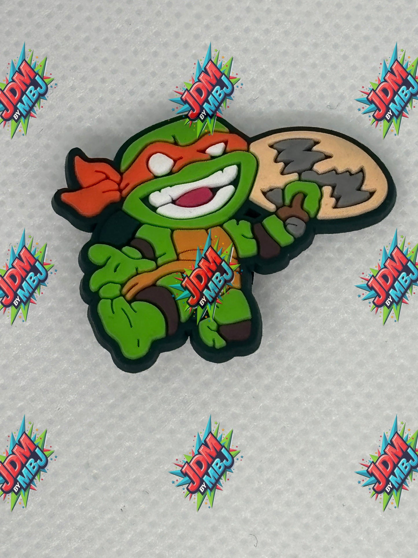 Inspirado en los adornos para zapatos de las Tortugas Ninja Adolescentes Mutantes