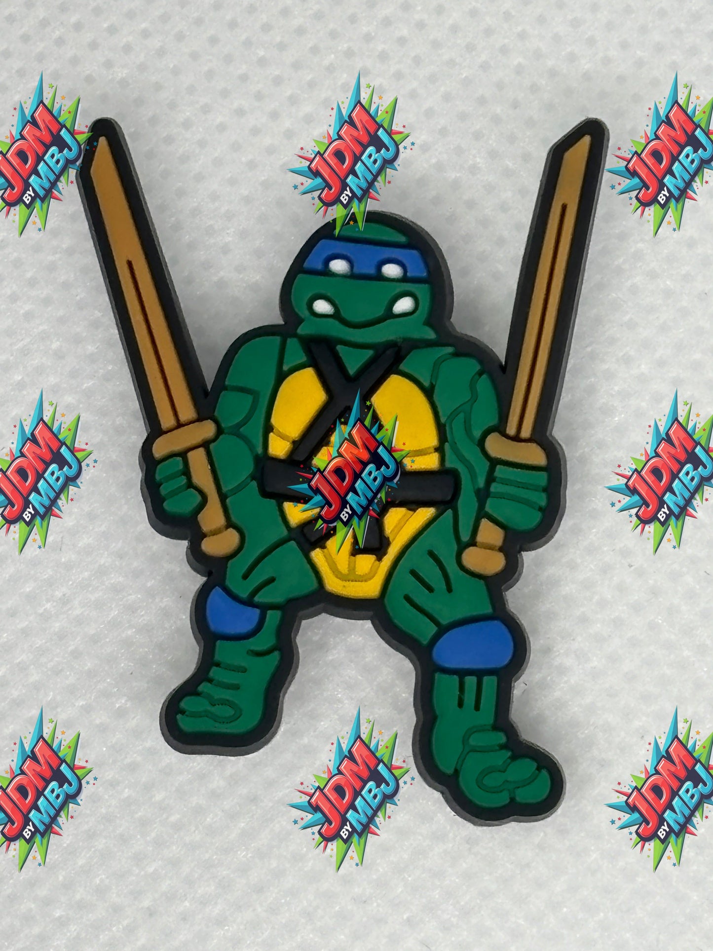 Inspirado en los adornos para zapatos de las Tortugas Ninja Adolescentes Mutantes