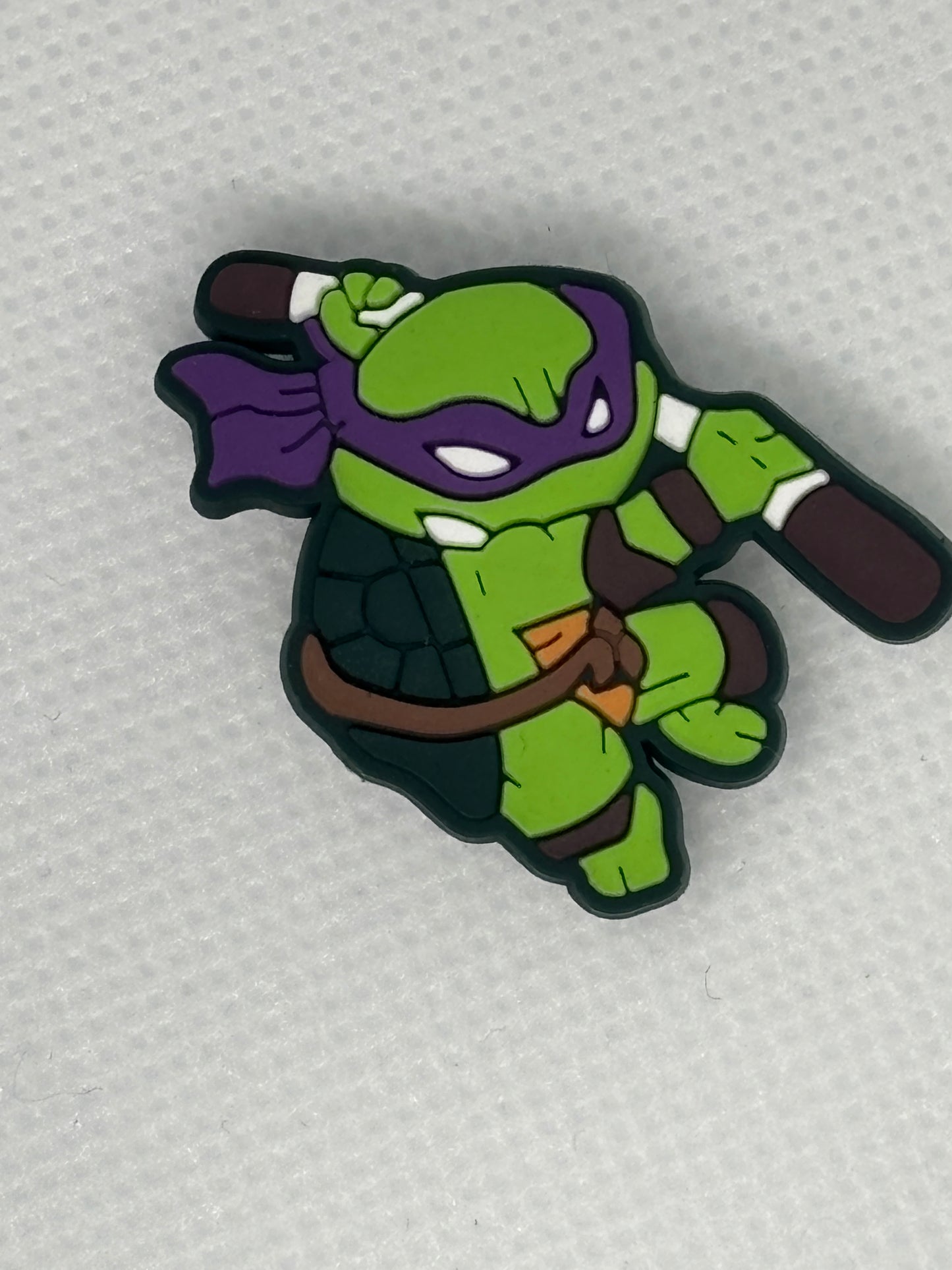 Inspirado en los adornos para zapatos de las Tortugas Ninja Adolescentes Mutantes