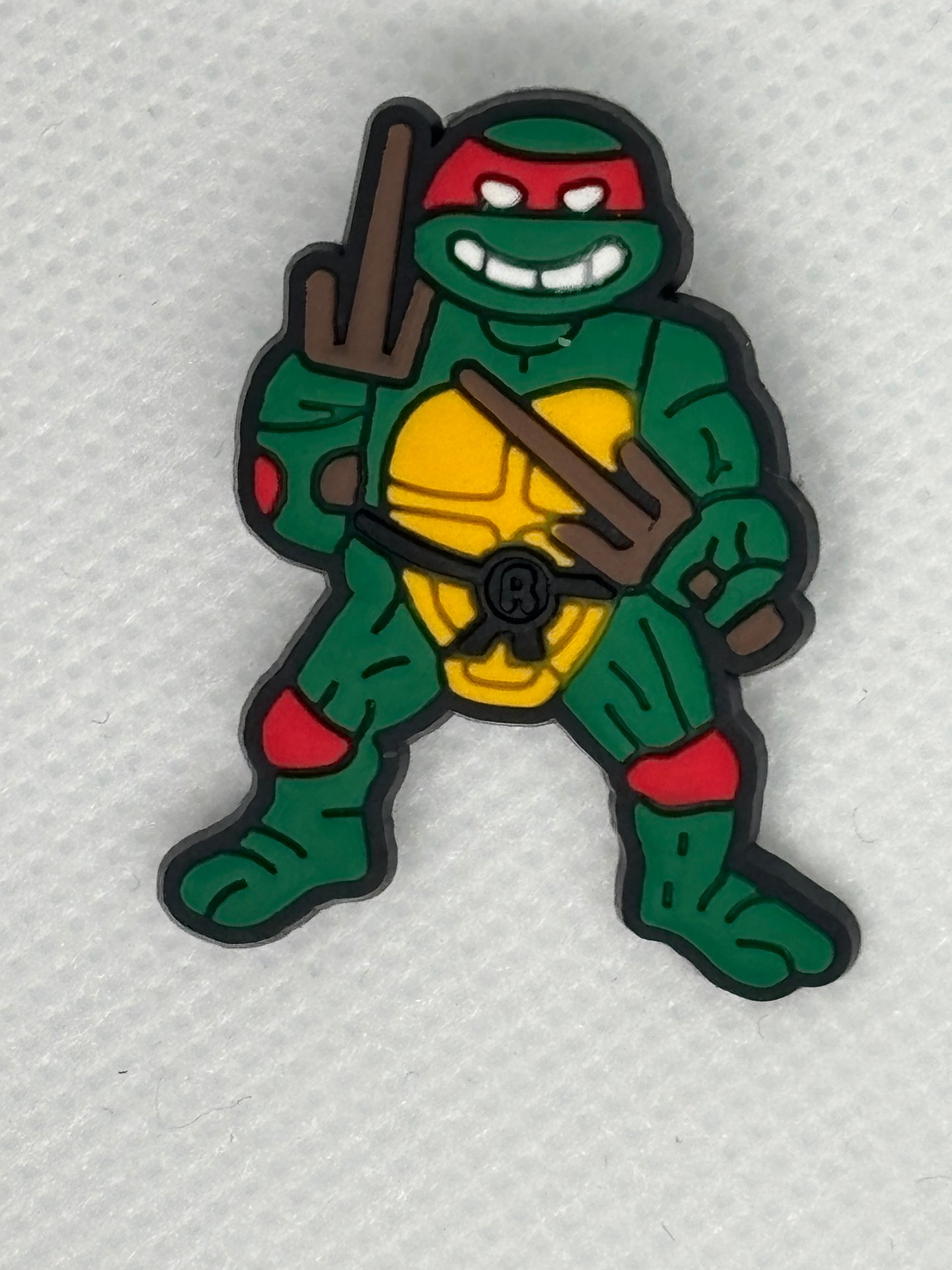 Inspirado en los adornos para zapatos de las Tortugas Ninja Adolescentes Mutantes