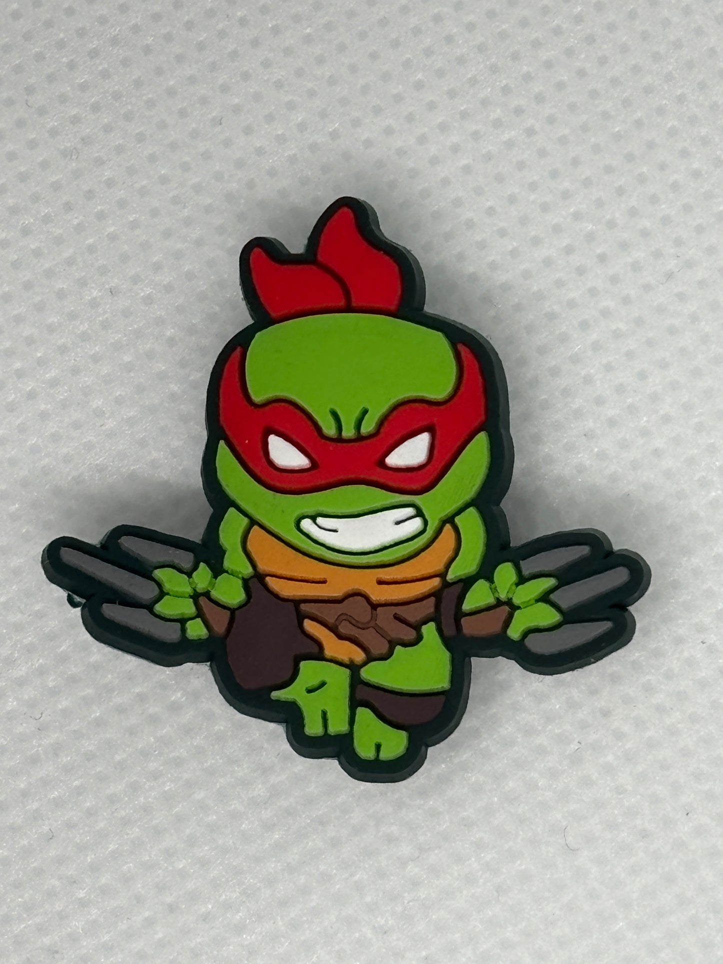 Inspirado en los adornos para zapatos de las Tortugas Ninja Adolescentes Mutantes
